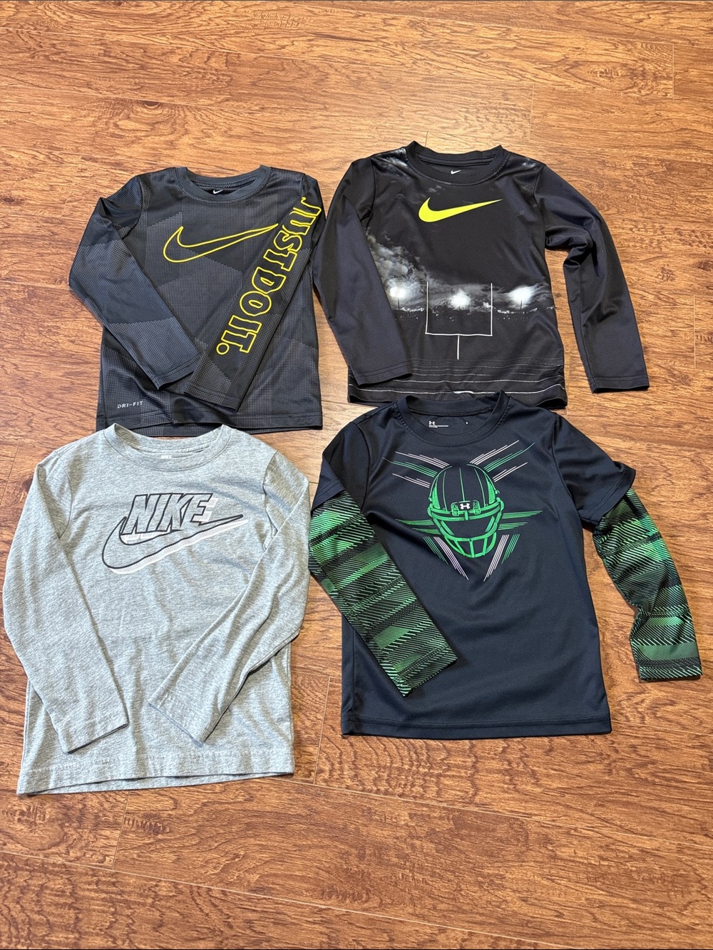 Boys 5/6 Nike/UA Long Sleeves